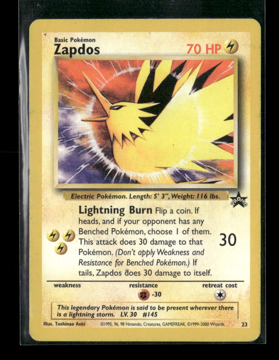 Zapdos Promo WoTC Promo 23/53 LP