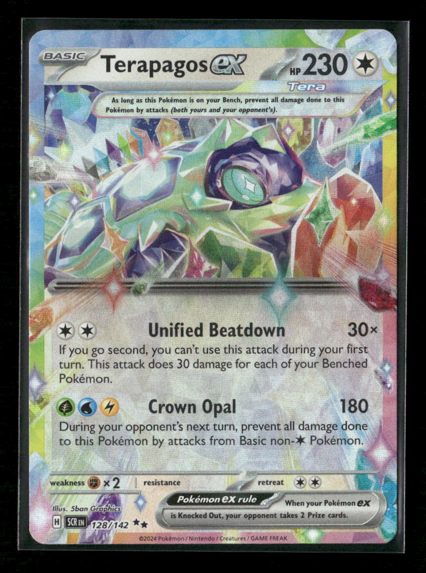 Terapagos ex - Double Rare SV07: Stellar Crown 128/142 NM