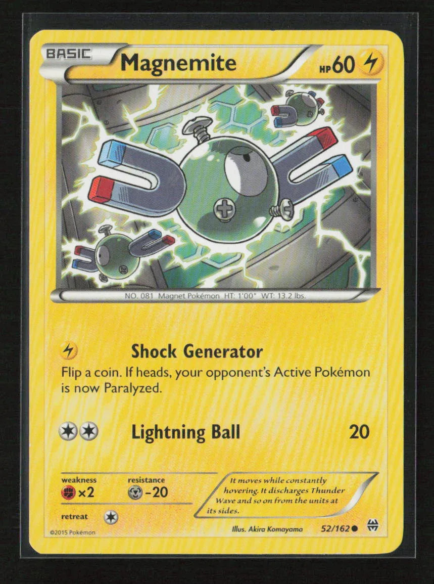 Magnemite (52) Common XY - BREAKthrough 52/162 MP - Kang's Collectibles