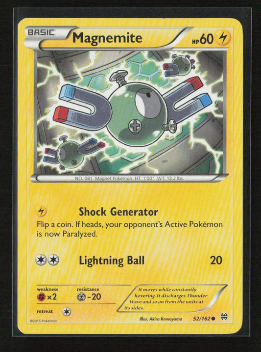 Magnemite (52) Common XY - BREAKthrough 52/162 MP - Kang's Collectibles