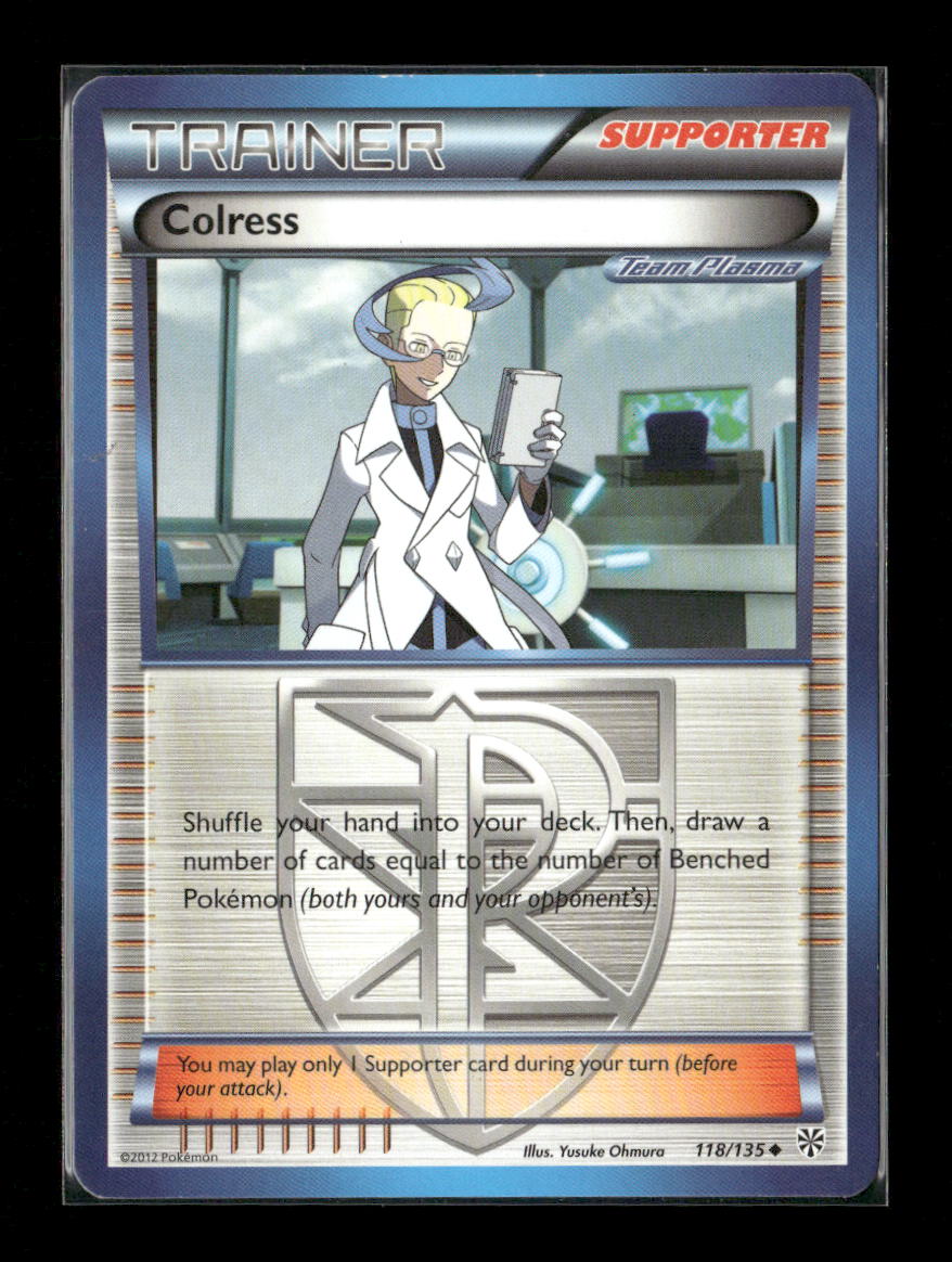 Colress (Team Plasma) Uncommon Plasma Storm 118/135 LP
