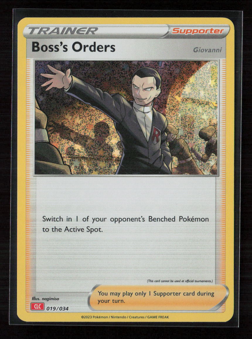 Boss's Orders (CLB) Classic Collection Trading Card Game Classic 019/034 NM