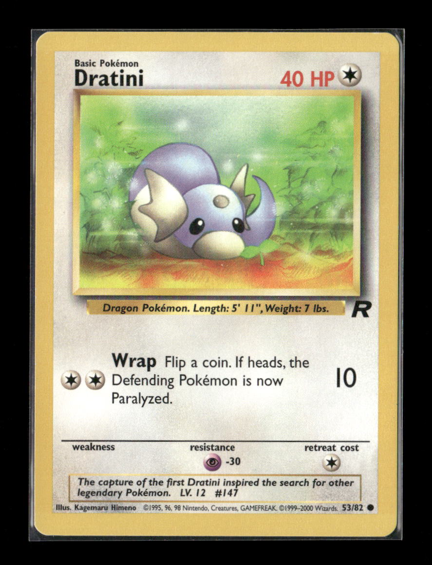 Dratini Common Team Rocket 53/82 LP