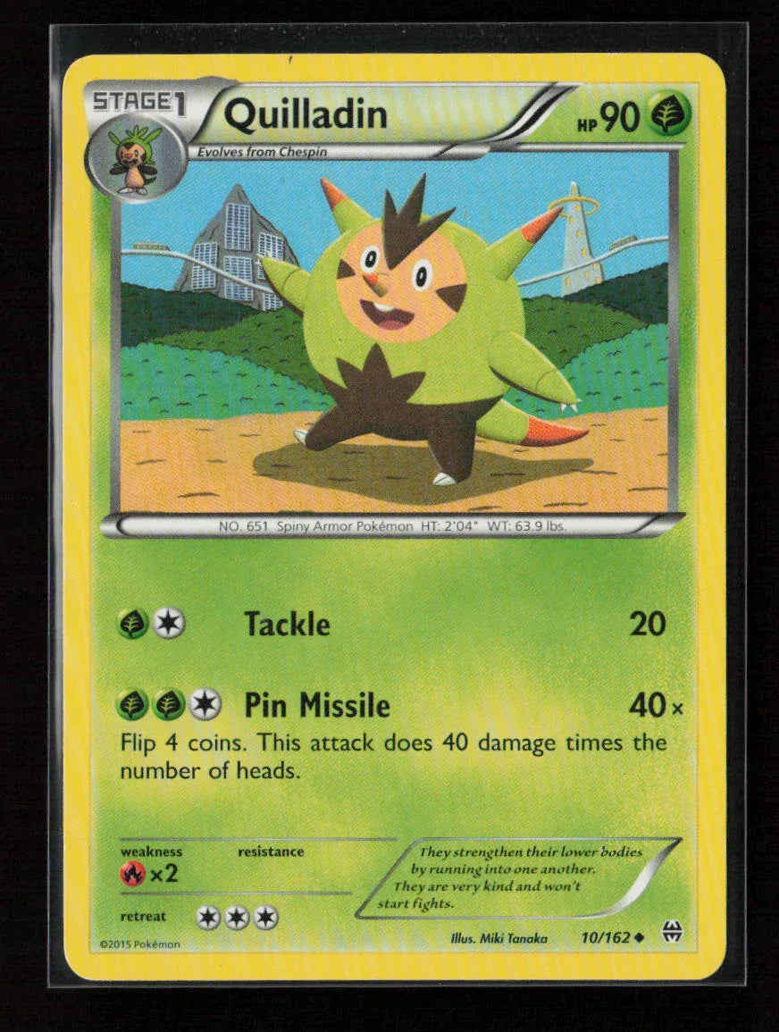 Quilladin Uncommon XY - BREAKthrough 10/162 MP - Kang's Collectibles