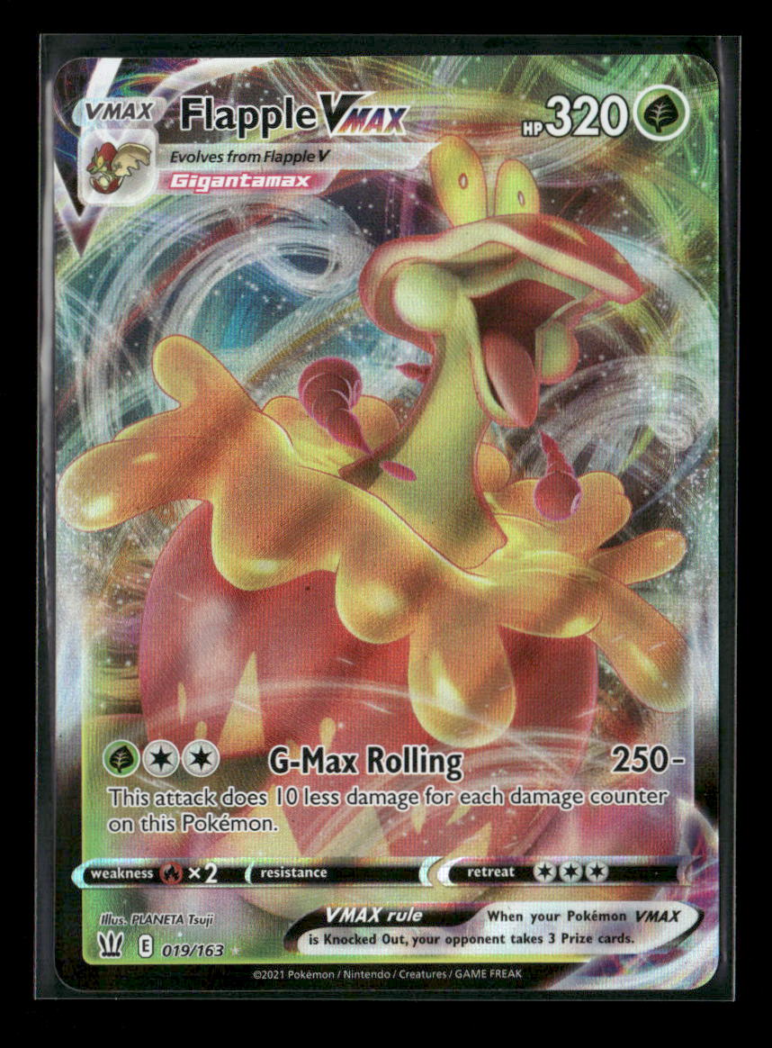 Flapple VMAX Ultra Rare SWSH05: Battle Styles 019/163 NM
