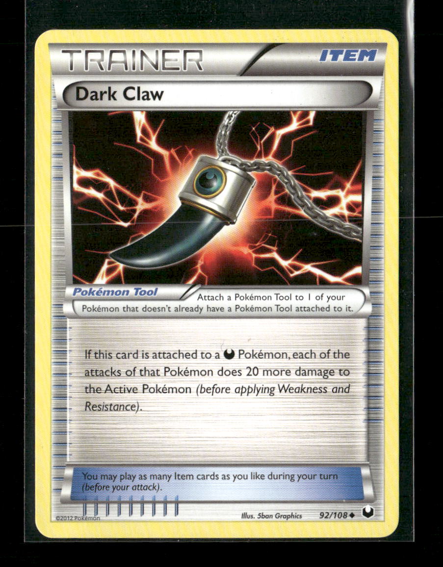 Dark Claw Uncommon Dark Explorers 92/108 LP