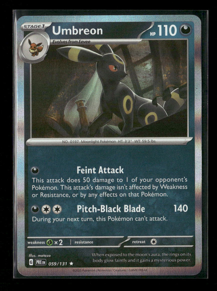 Umbreon Rare SV: Prismatic Evolutions 059/131 NM