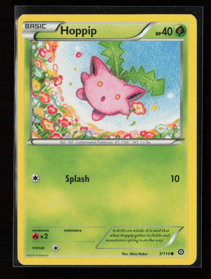 Hoppip Common XY - Steam Siege 3/114 MP - Kang's Collectibles