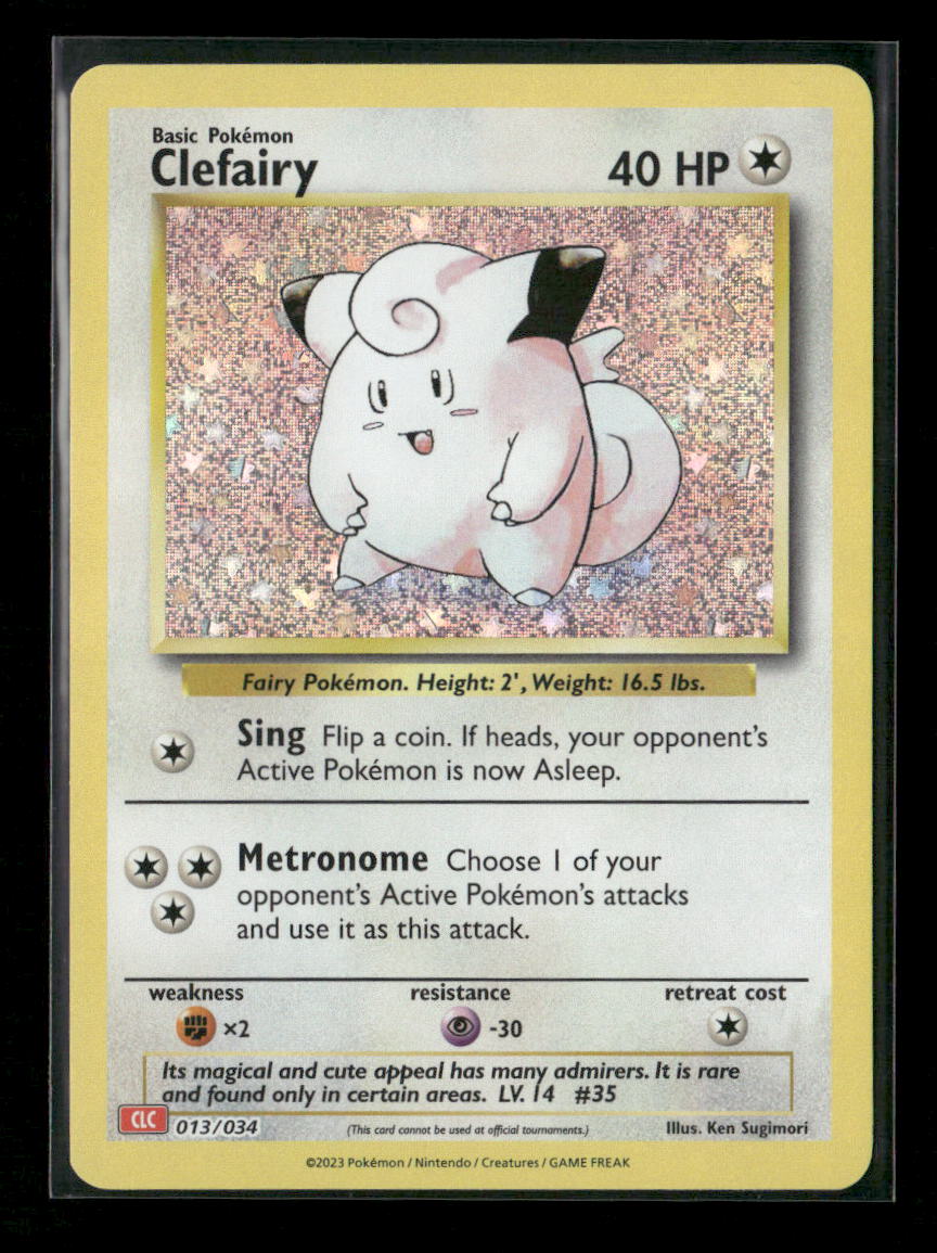Clefairy Classic Collection Trading Card Game Classic 013/034 NM
