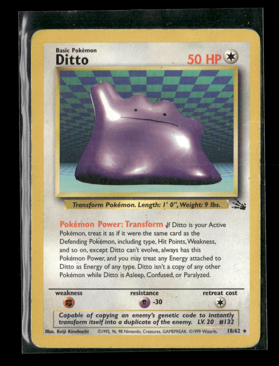 Ditto (18) Rare Fossil 18/62 LP