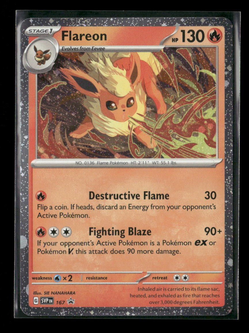 Flareon - (Cosmos Holo) Promo SV: Scarlet & Violet Promo Cards 167 NM