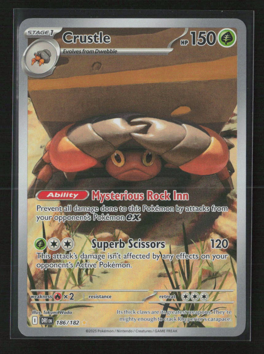 Crustle - Illustration Rare SV10: Destined Rivals 186/182 NM