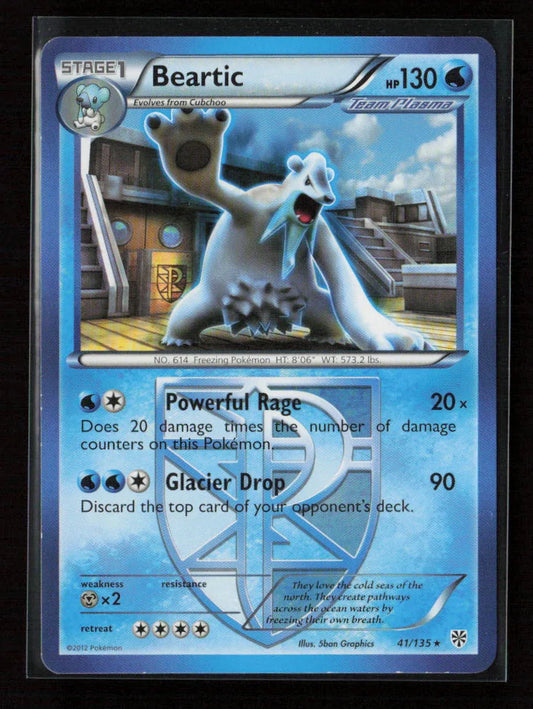 Beartic (Team Plasma) Rare Plasma Storm 41/135 LP - Kang's Collectibles