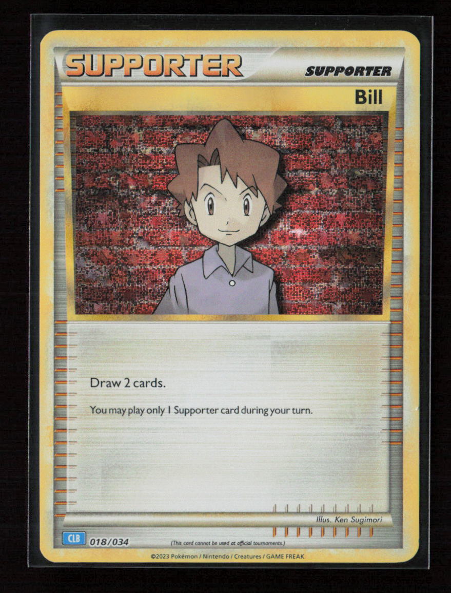 Bill (CLB) Classic Collection Trading Card Game Classic 018/034 NM