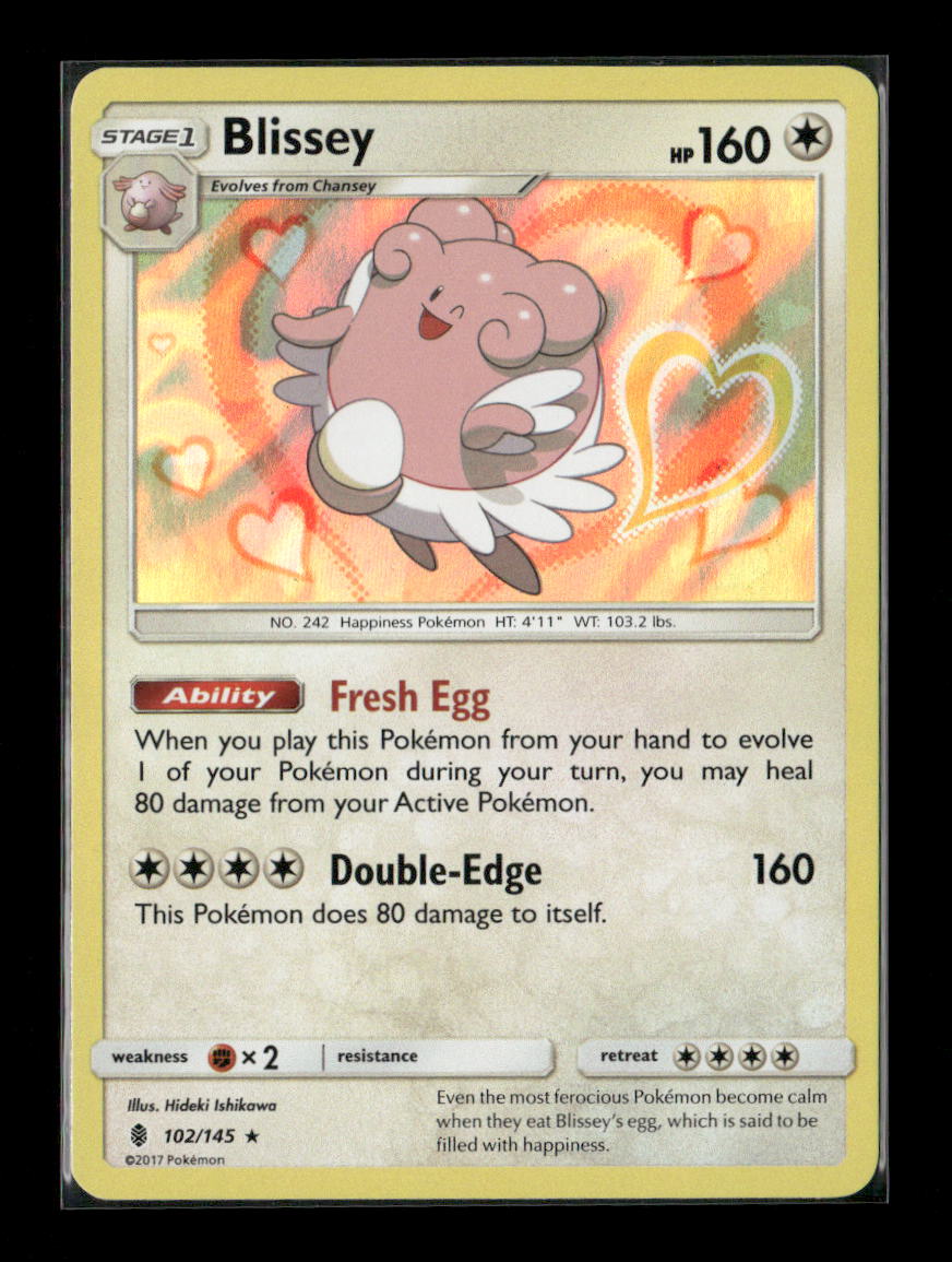 Blissey Holo Rare SM - Guardians Rising 102/145 LP