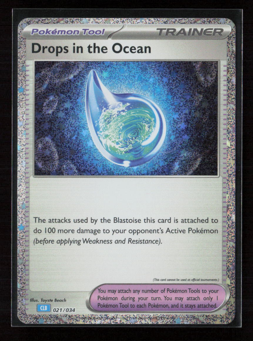 Drops in the Ocean Classic Collection Trading Card Game Classic 021/034 NM