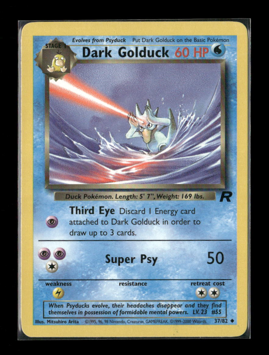 Dark Golduck Uncommon Team Rocket 37/82 LP
