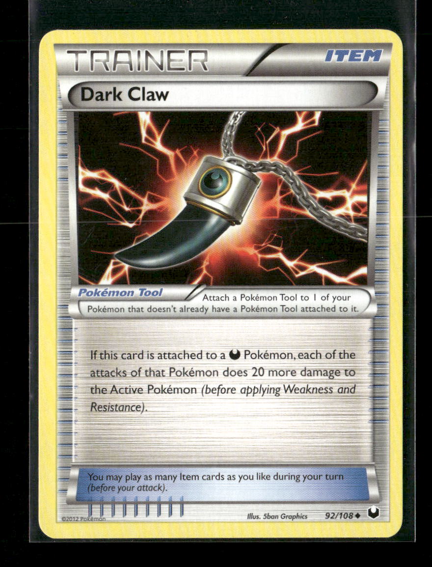 Dark Claw Uncommon Dark Explorers 92/108 LP