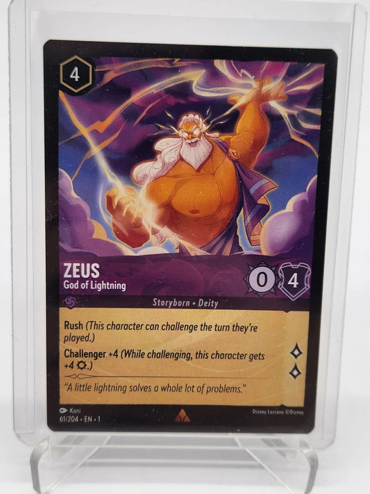 Disney Lorcana - Zeus 61/204 - Kang's Collectibles