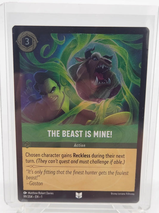 Disney Lorcana - The Beast is Mine! 99/204 FOIL - Kang's Collectibles