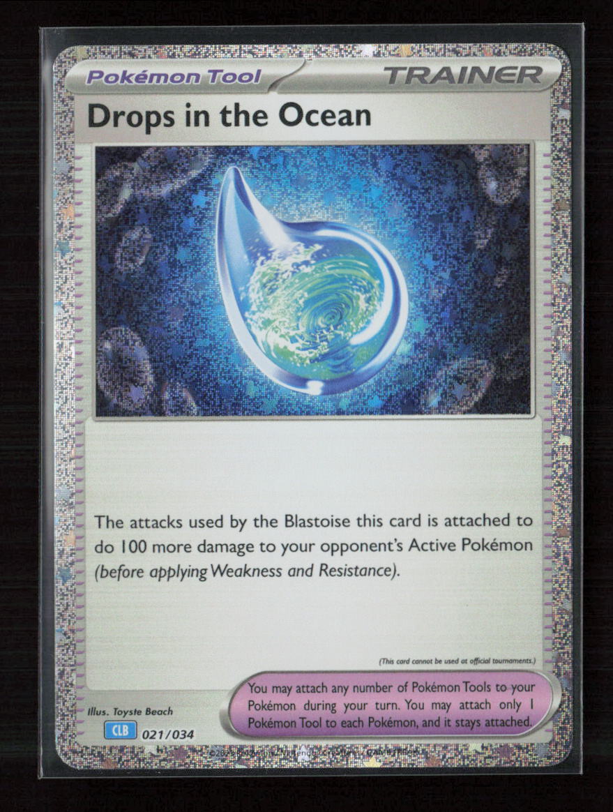 Drops in the Ocean Classic Collection Trading Card Game Classic 021/034 NM