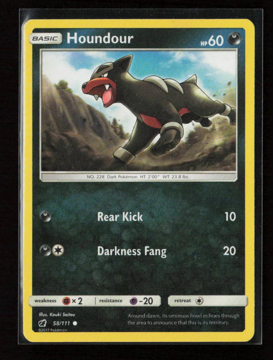 Houndour Common SM - Crimson Invasion 58/111 MP - Kang's Collectibles