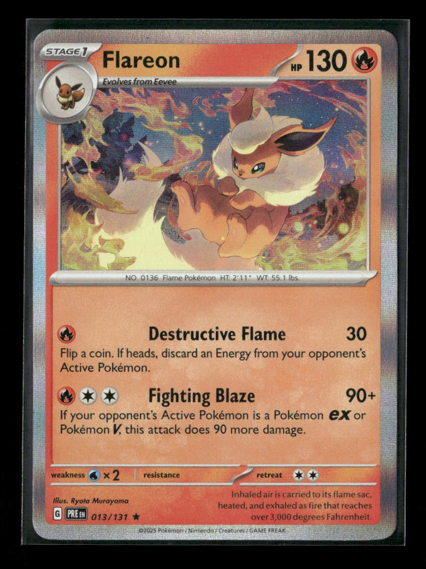 Flareon Rare SV: Scarlet & Violet 151 136/165 NM