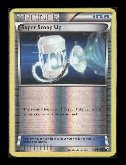 Super Scoop Up Uncommon Black and White 103/114 LP - Kang's Collectibles