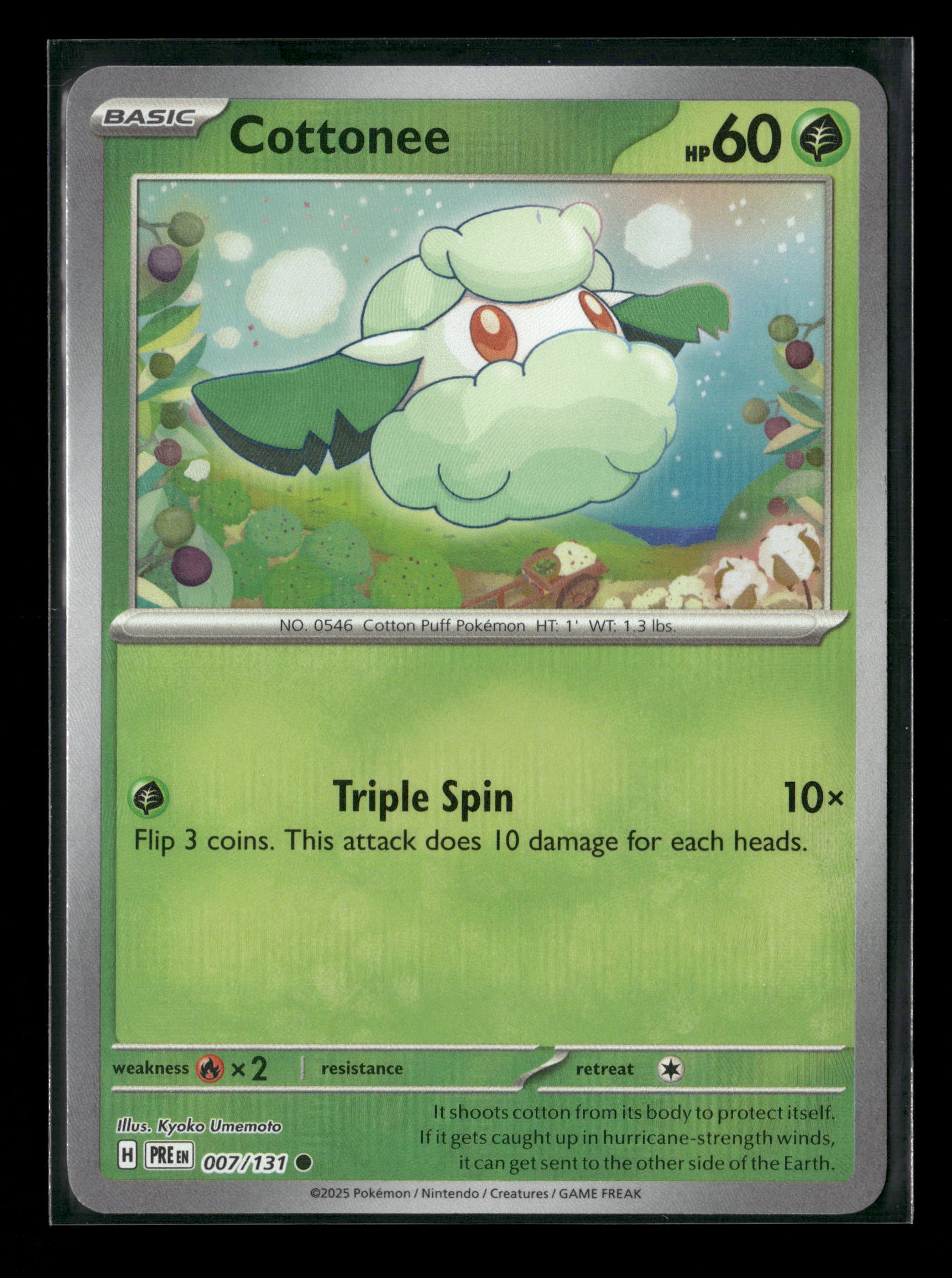Cottonee (Poke Ball Pattern) Common SV: Prismatic Evolutions 007/131 NM