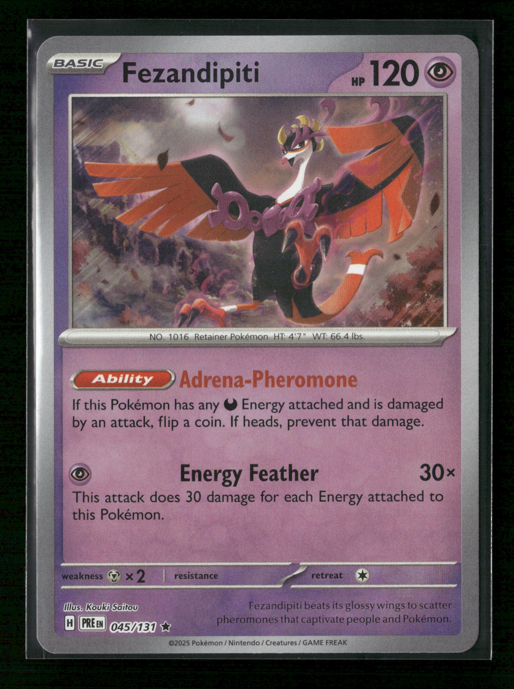 Fezandipiti (Poke Ball Pattern) Rare SV: Prismatic Evolutions 045/131 NM