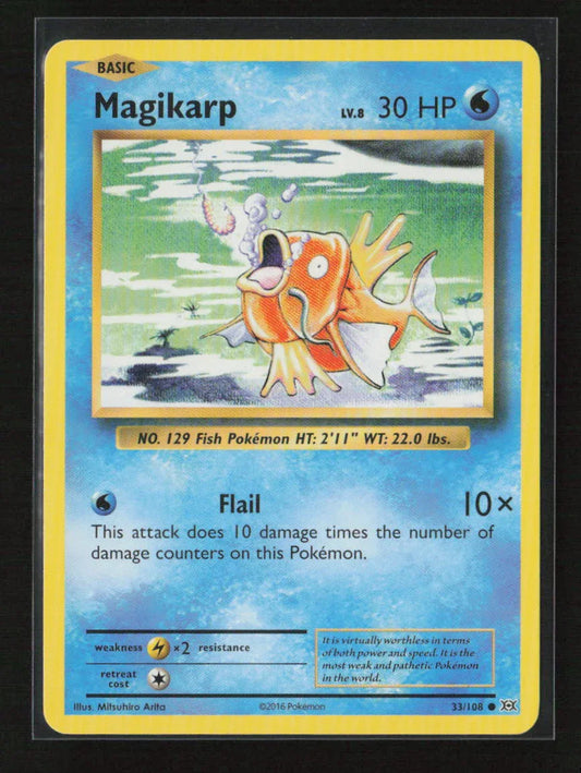 Magikarp Common XY - Evolutions 33/108 MP - Kang's Collectibles