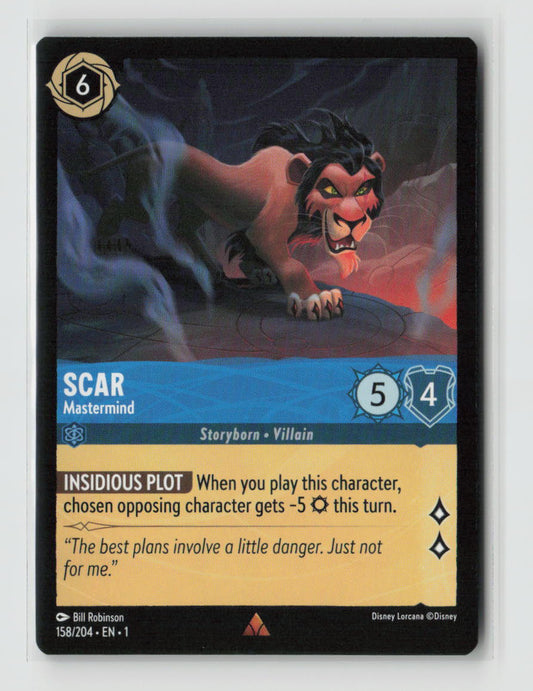 Scar - Mastermind Rare The First Chapter 158/204 NM