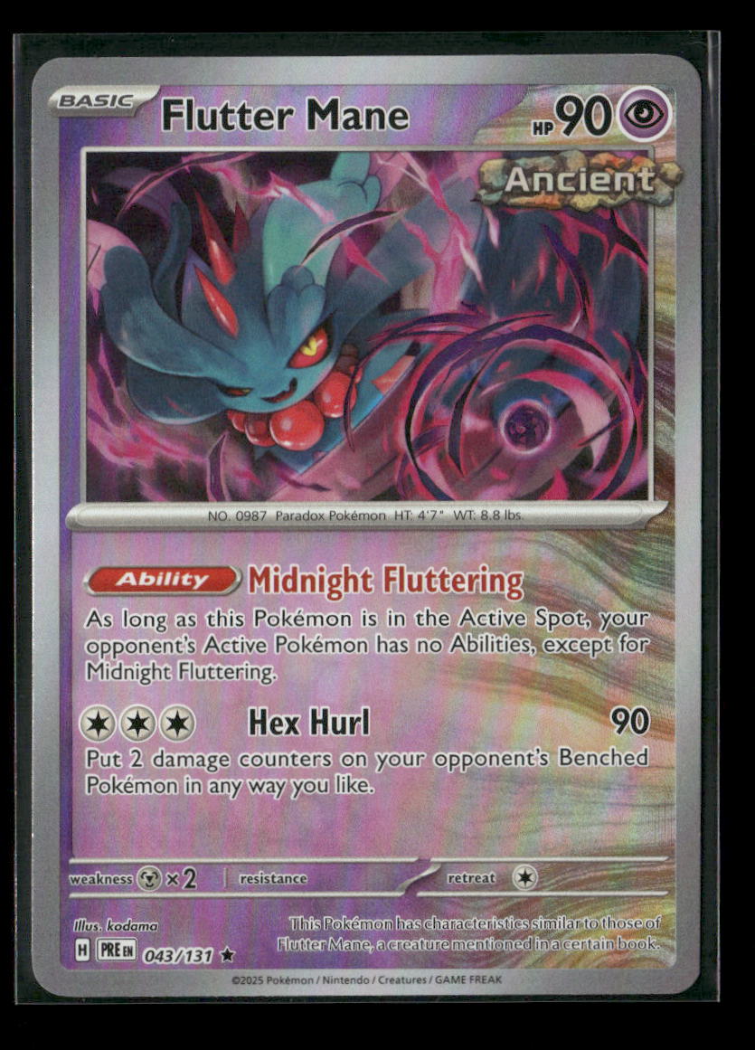 Flutter Mane (Poke Ball Pattern) Rare SV: Prismatic Evolutions 043/131 NM