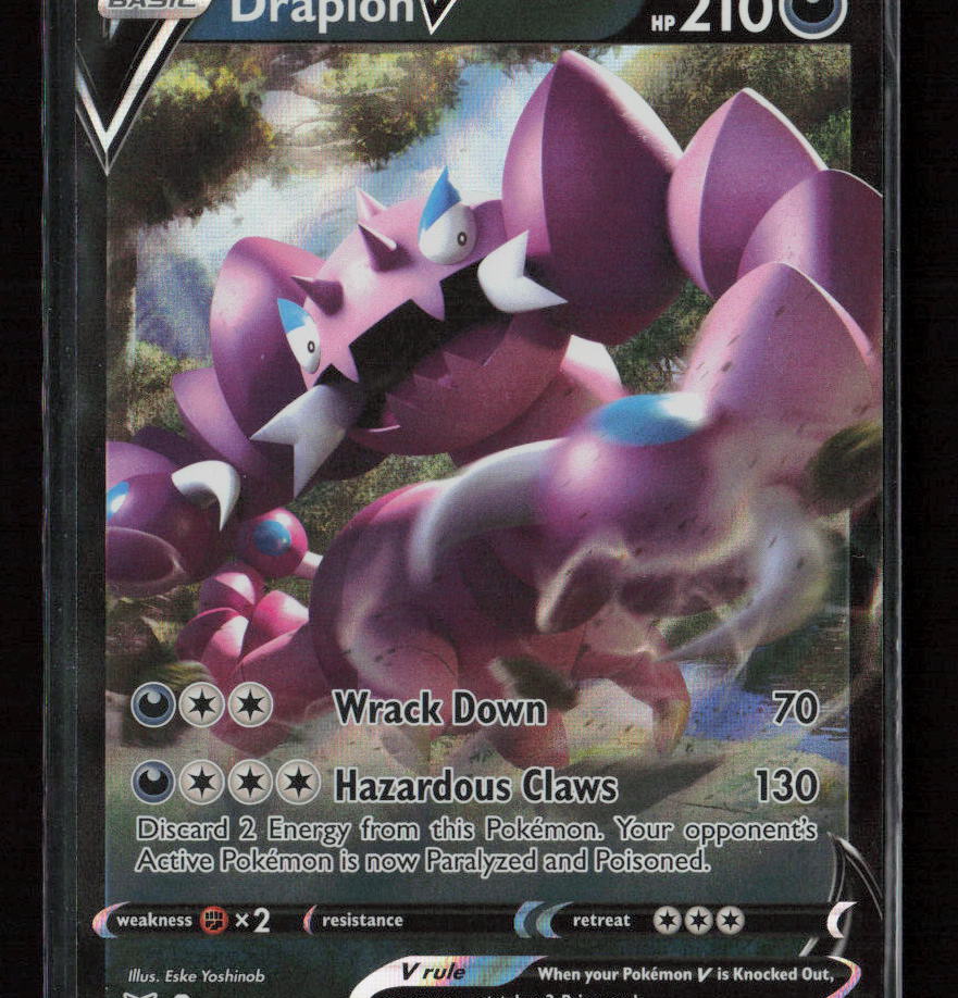 Drapion V Ultra Rare SWSH04: Vivid Voltage 106/185 NM