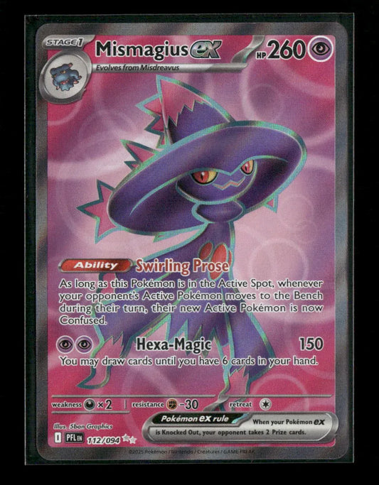 Mismagius ex Ultra Rare ME02: Phantasmal Flames 112/094 NM - Kang's Collectibles
