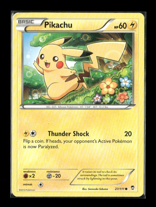 Pikachu Common XY - Furious Fists 27/111 LP - Kang's Collectibles