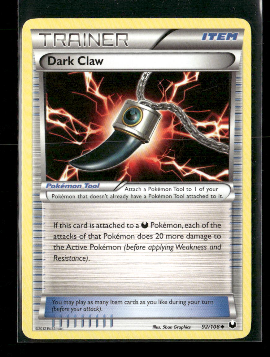 Dark Claw Uncommon Dark Explorers 92/108 LP