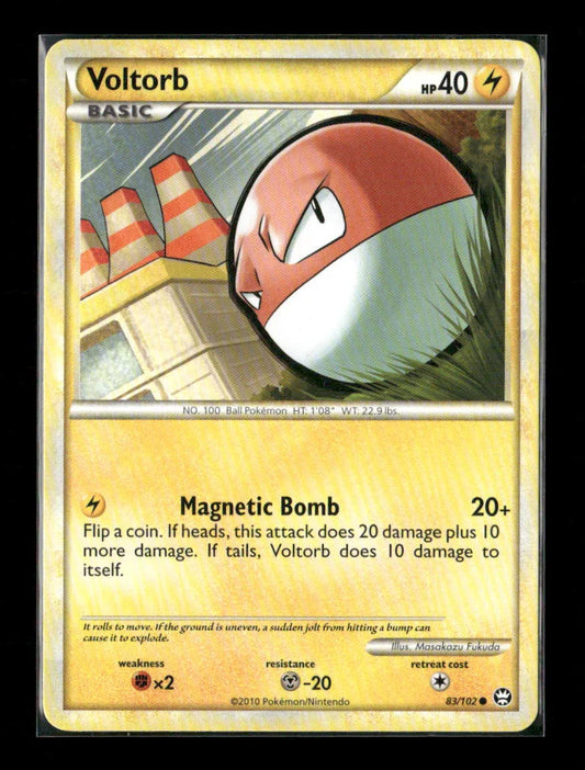 Voltorb Common Triumphant 83/102 LP - Kang's Collectibles