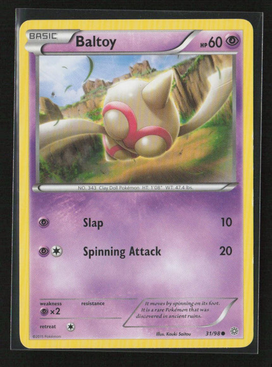 Baltoy (31) Common XY - Ancient Origins 31/98 MP - Kang's Collectibles