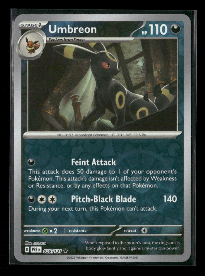 Umbreon Rare SV: Prismatic Evolutions 059/131 NM