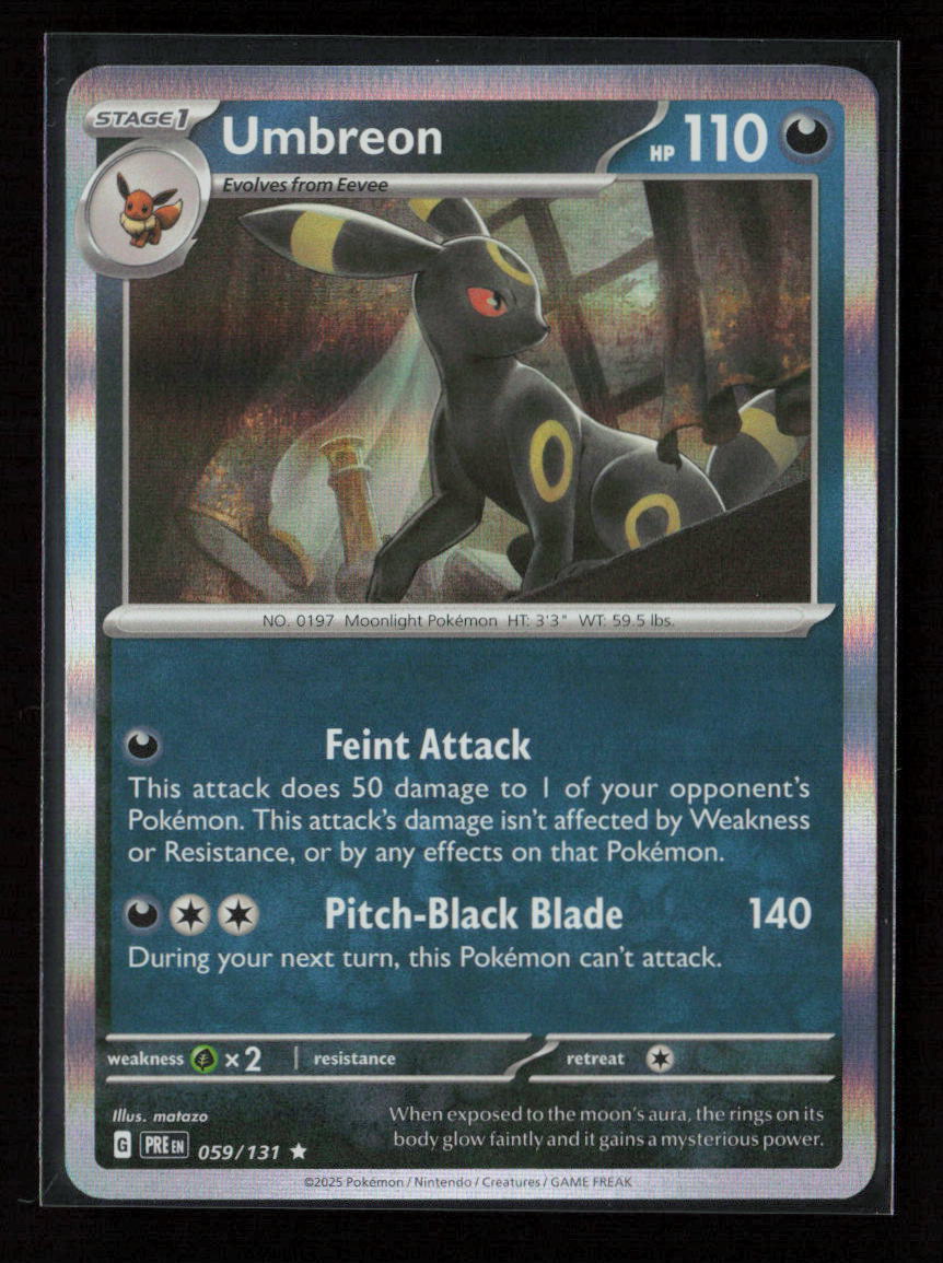 Umbreon Rare SV: Prismatic Evolutions 059/131 NM