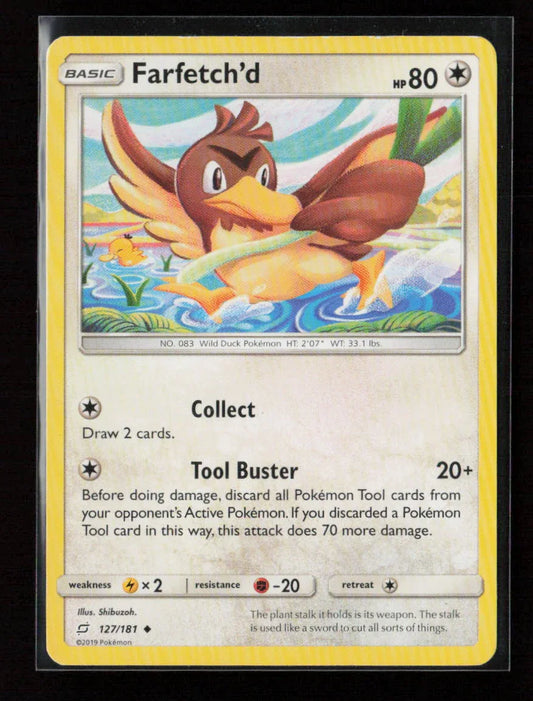 Farfetch'd Uncommon SM - Team Up 127/181 MP - Kang's Collectibles