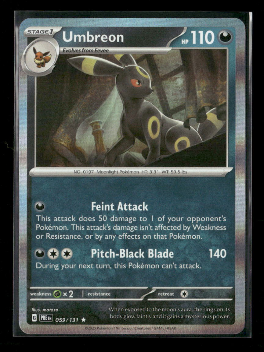 Umbreon Rare SV: Prismatic Evolutions 059/131 NM