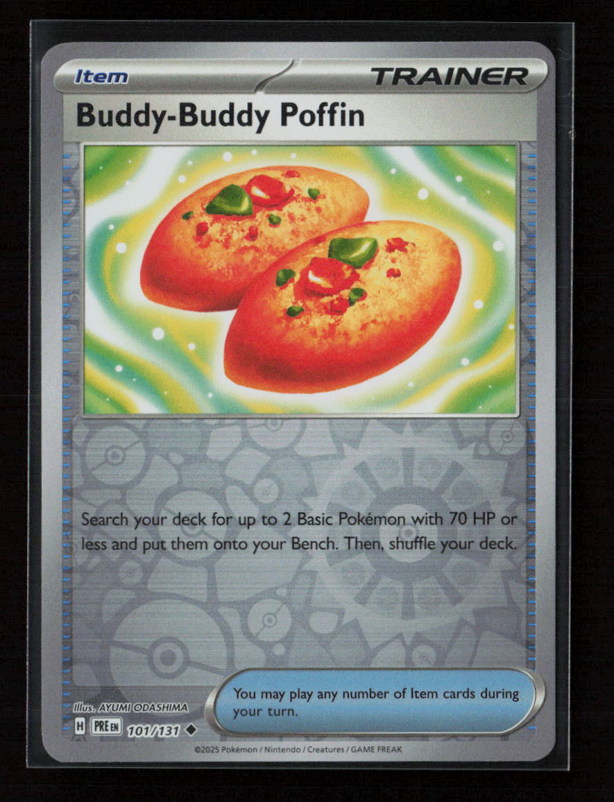 Buddy-Buddy Poffin Uncommon SV: Prismatic Evolutions 101/131 NM