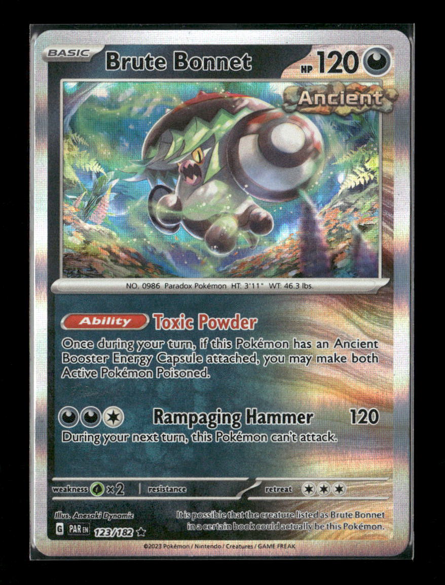 Brute Bonnet - Rare SV04: Paradox Rift 123/182 LP