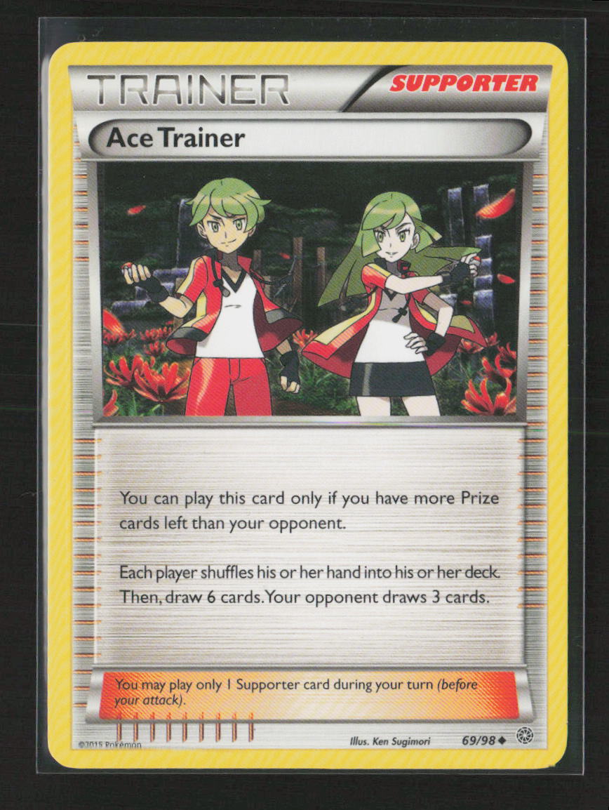 Ace Trainer Uncommon XY - Ancient Origins 69/98 NM