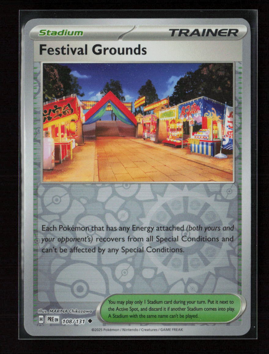 Festival Grounds Uncommon SV: Prismatic Evolutions 108/131 NM