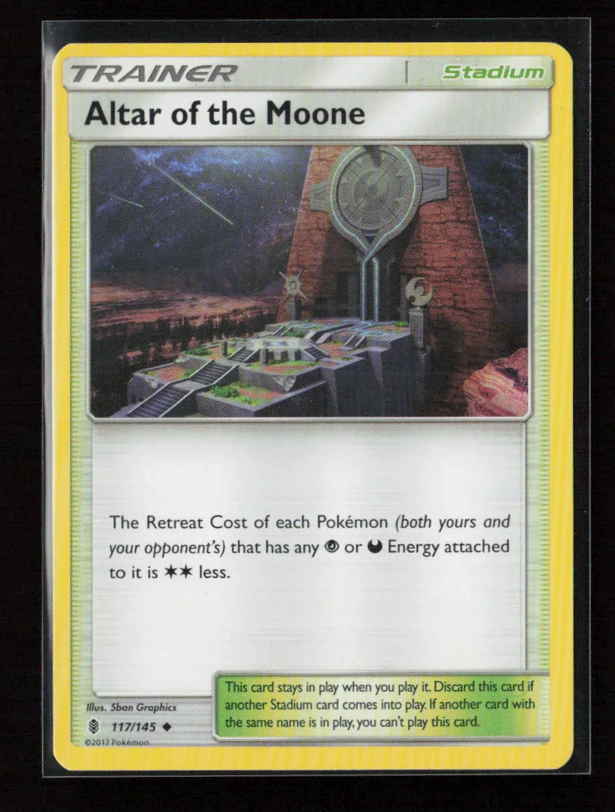 Altar of the Moone Uncommon SM - Guardians Rising 117/145 MP - Kang's Collectibles
