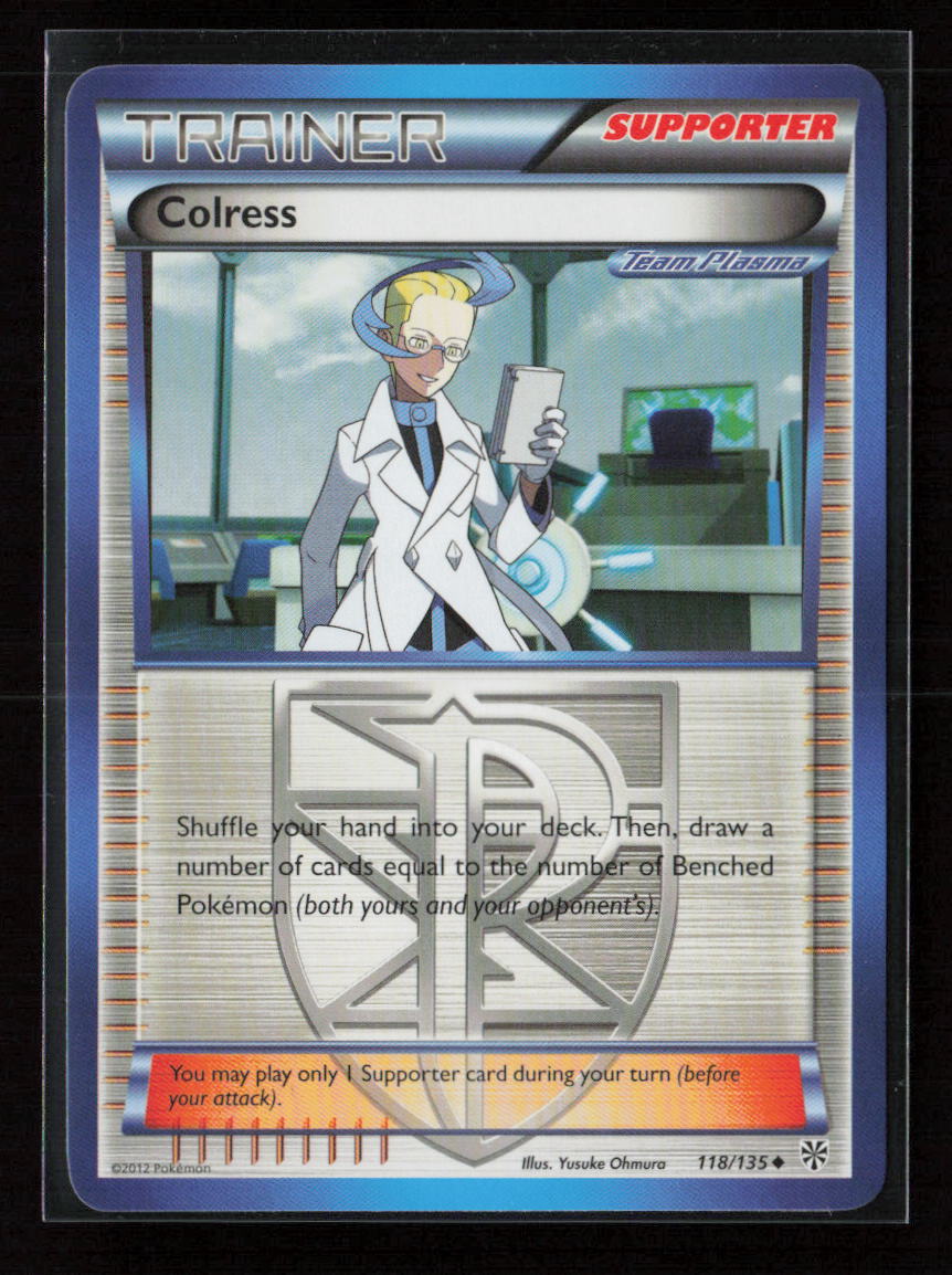 Colress (Team Plasma) Uncommon Plasma Storm 118/135 NM
