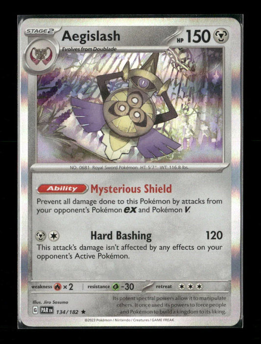 Aegislash - Rare SV04: Paradox Rift 134/182 LP - Kang's Collectibles